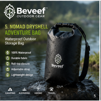 Beveef™ Nomad DryShell Adventure Bag